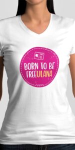 T-shirt donna “Born to be free-ulana”