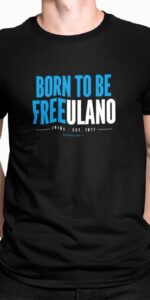 T-shirt uomo "Born to be freeulano"