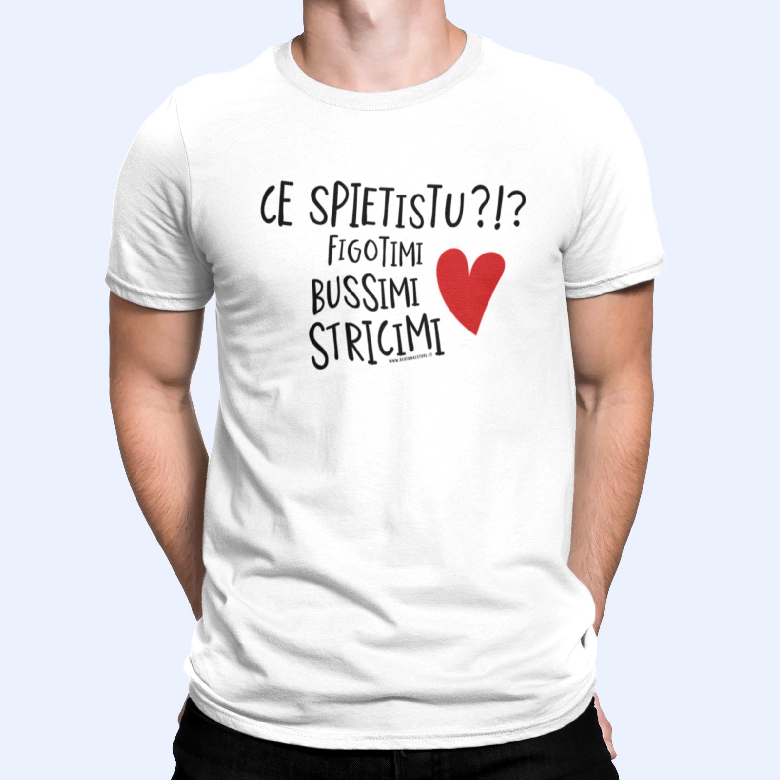 T-shirt uomo "Ce spietistu?" - immagine 1