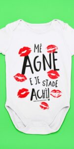 Body unisex "Mê agne e je stade achì!"