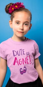 T-shirt bambina “Dute sô agne!”