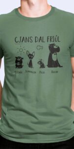 T-shirt uomo "Cjans dal Friûl"