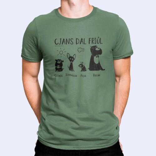 T-shirt uomo "Cjans dal Friûl"