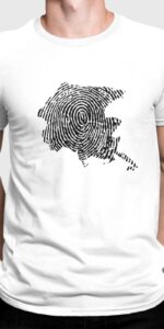 T-shirt uomo "FVG finger print"