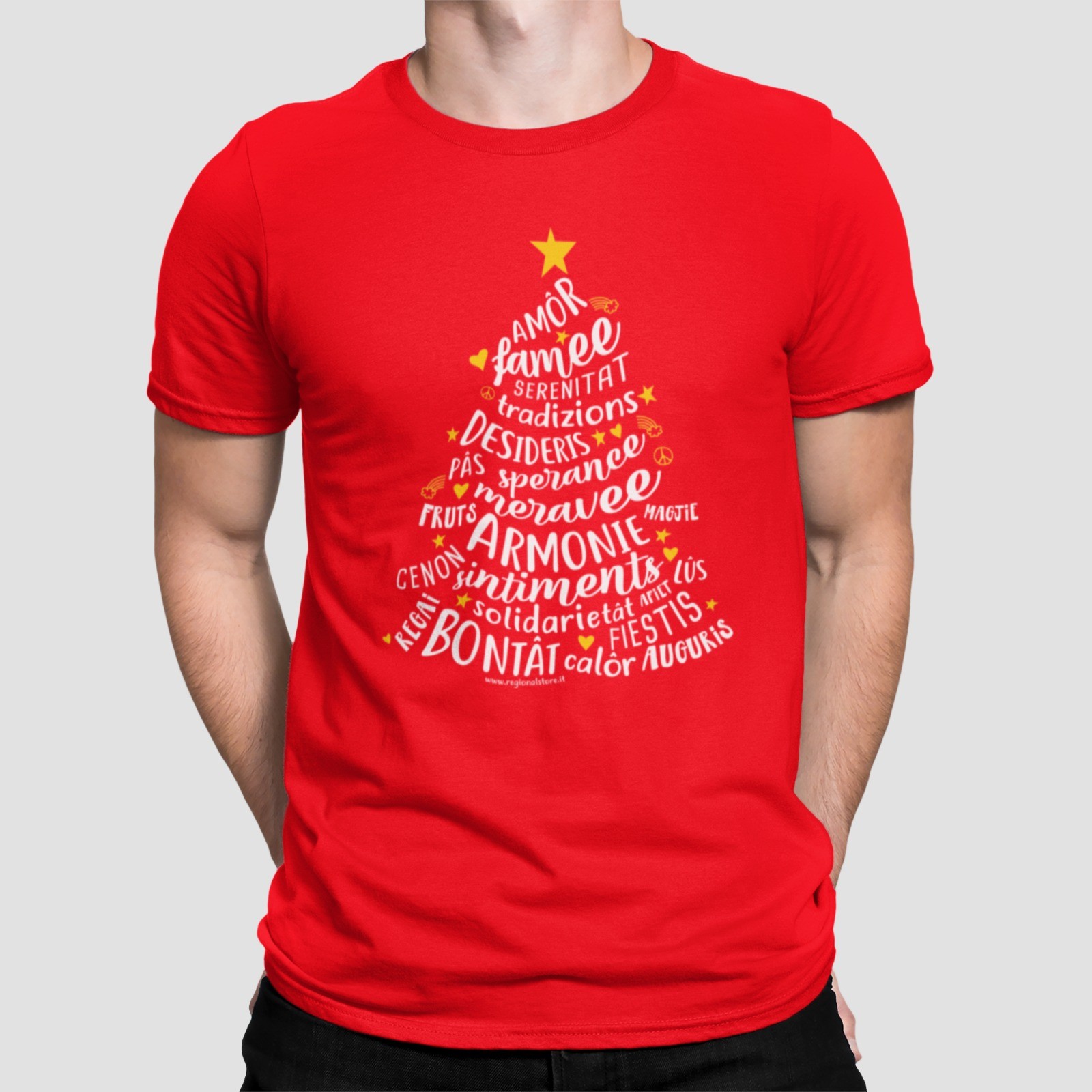 T-shirt uomo "Bon Nadâl!" - immagine 1