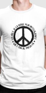 T-shirt uomo "Pace"