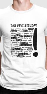 T-shirt uomo “Par vivi"